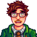 Harvey's flustered sprite