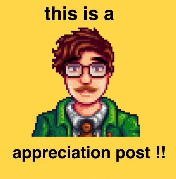 This is a harvey stardew valley appreciation post!!
