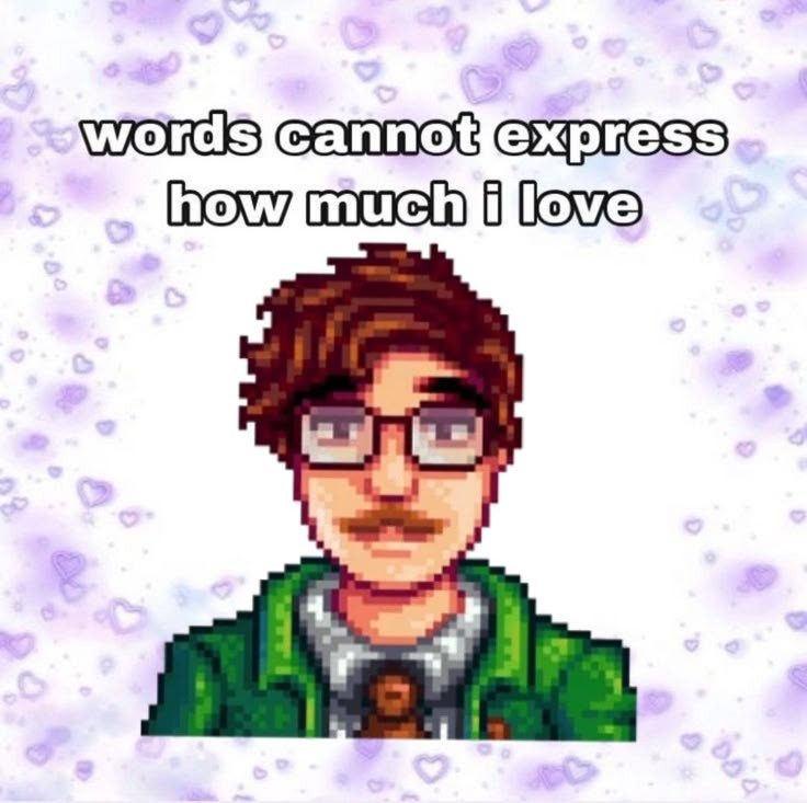 words cannot express how much I love harvey stardew valley
