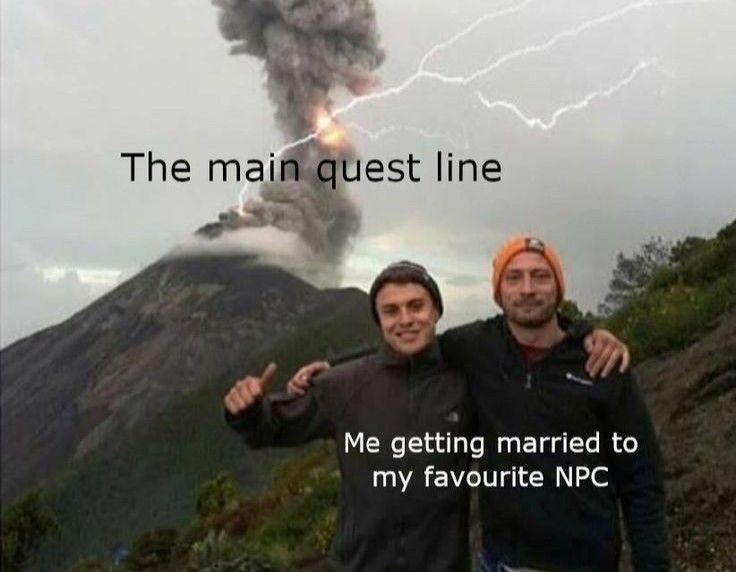 the main quest line abandoned me marrying my favourite NPC