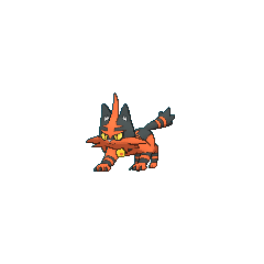 a 3d model of torracat from the front