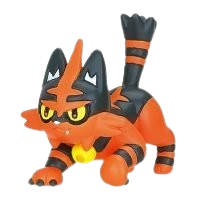 a non articulated action figure with its mouth closed and a more forward facing angle