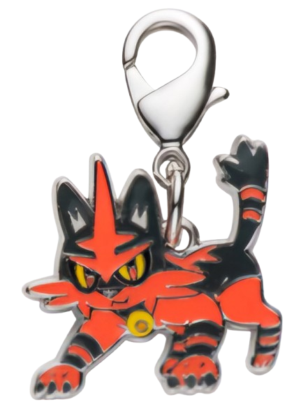 an enamel keyring