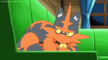 gif of torracat loafing