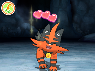 a screenshot of torracat in pokemon ultra sun