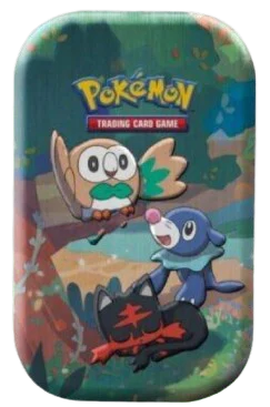 the pokemon TCG celebrations 25th anniversary alolan region mini tin