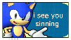 sonic saying i see you sinning